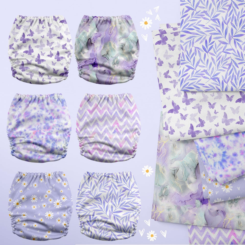 Mama Koala 3.0 open back pocket diaper shows easy stuffing for inserts.