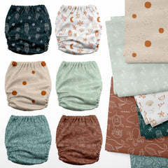 Mama Koala 3.0 pocket diaper back opening for easy insert stuffing.