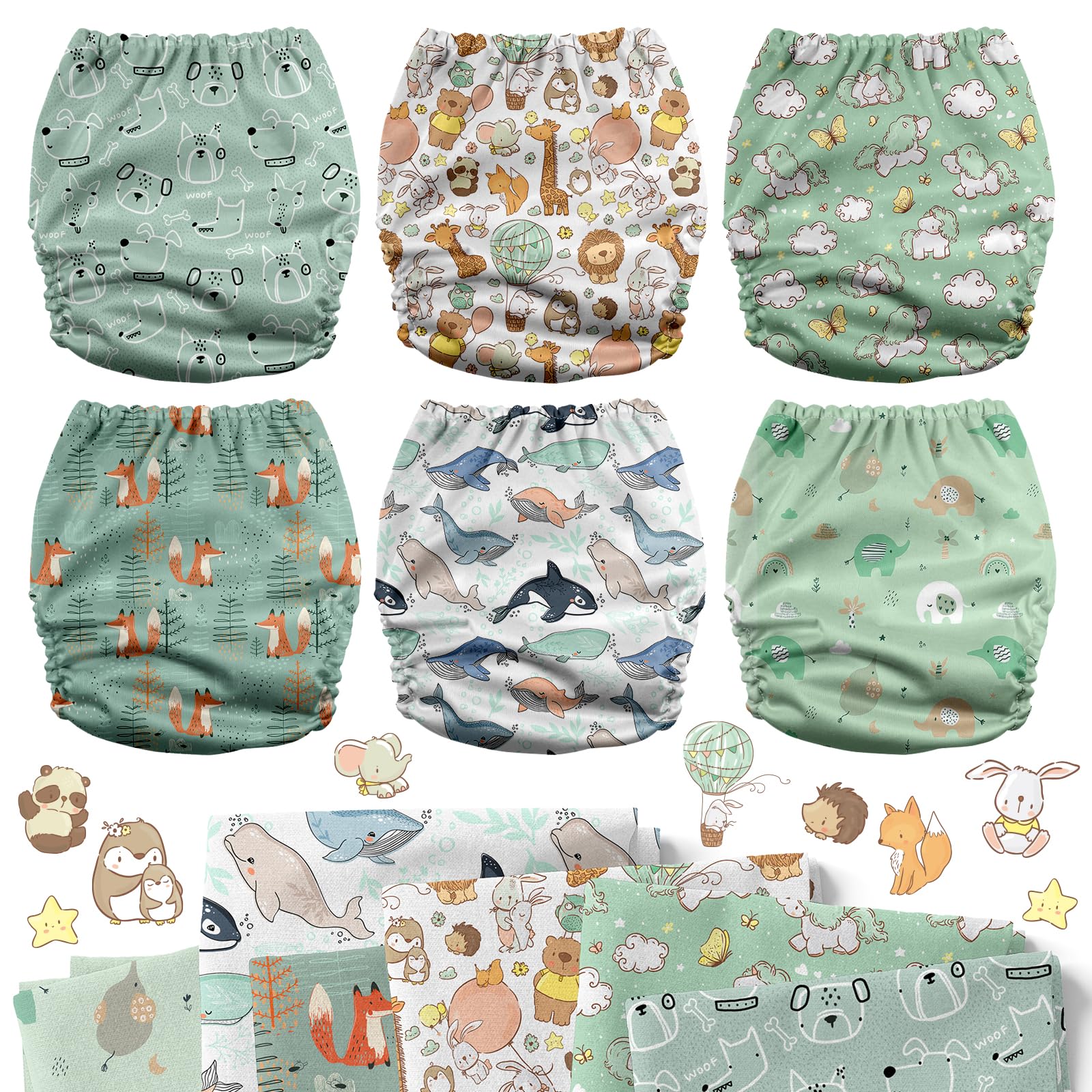 Mama Koala 3.0 pocket diaper AWJ lining adds breathable comfort for sensitive skin.