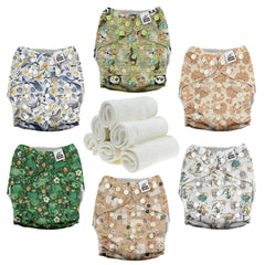 Mama Koala 3.0 pocket diaper cover snaps for a secure, snug fit during active play.