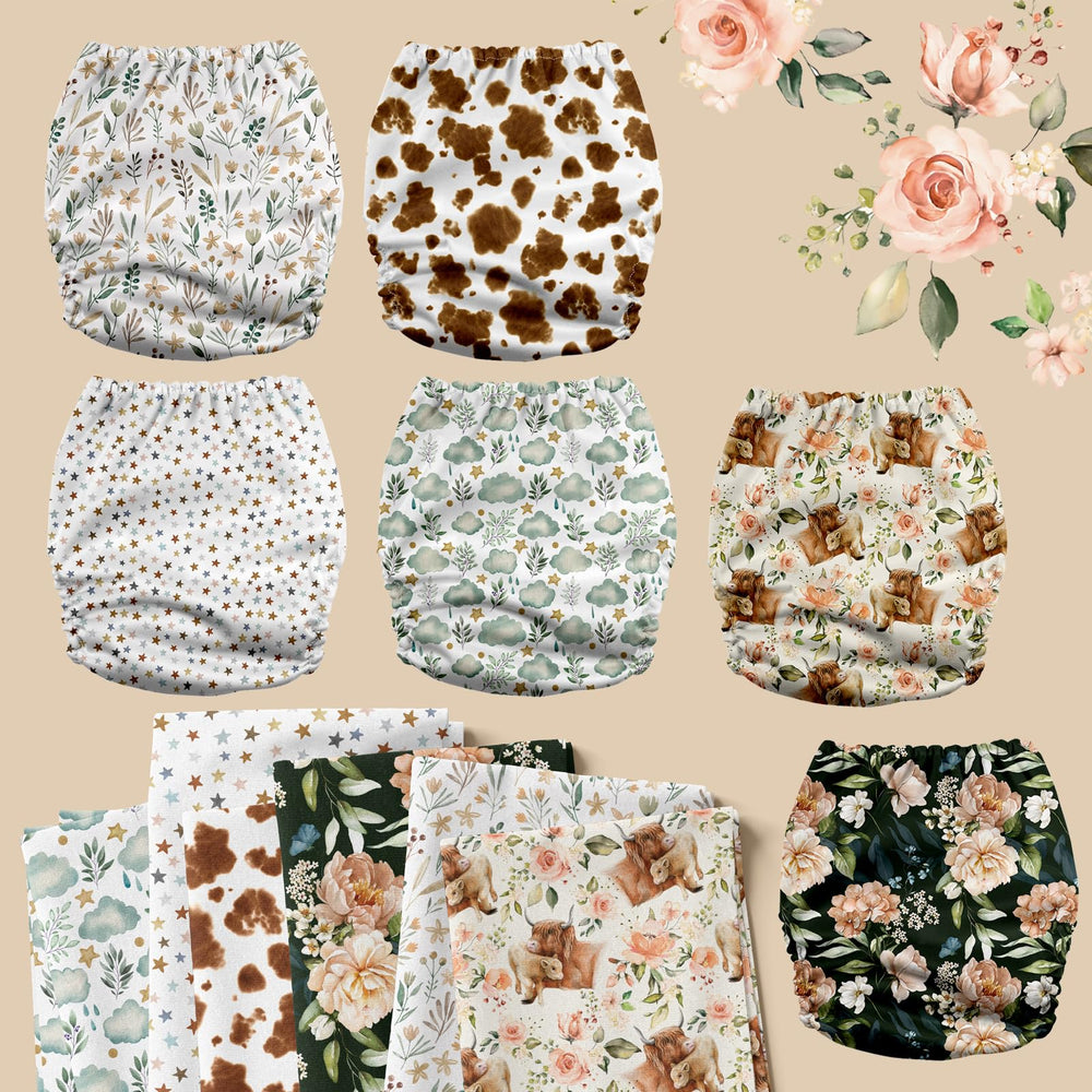 Mama Koala 3.0 pocket diaper crossover snaps provide a secure fit during active days