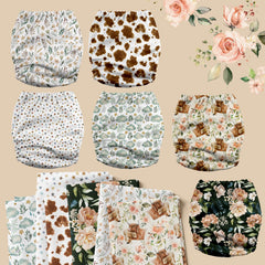 Mama Koala 3.0 pocket diaper crossover snaps provide a secure fit during active days