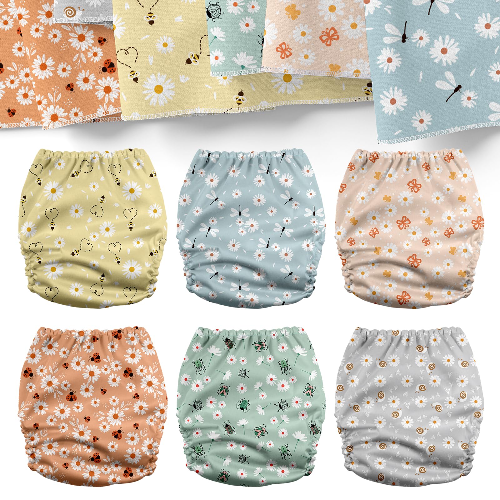 Mama Koala 3.0 pocket diaper hip snaps help prevent wing droop and keep diapers in place.