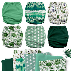 Mama Koala 3.0 pocket diaper showing hip snaps for stability.