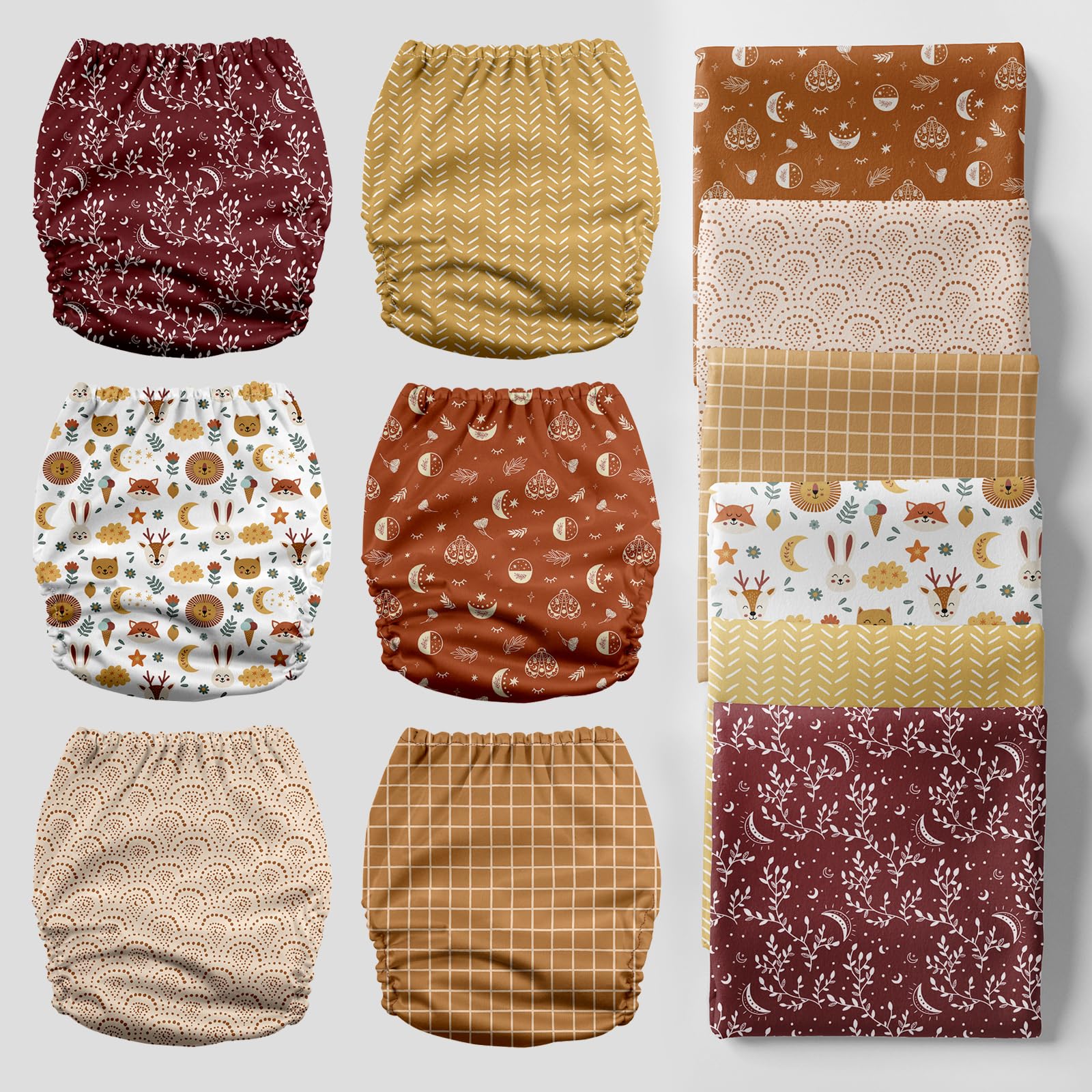 Mama Koala 3.0 inserts in 4-layer design provide absorbent protection for longer wear.
