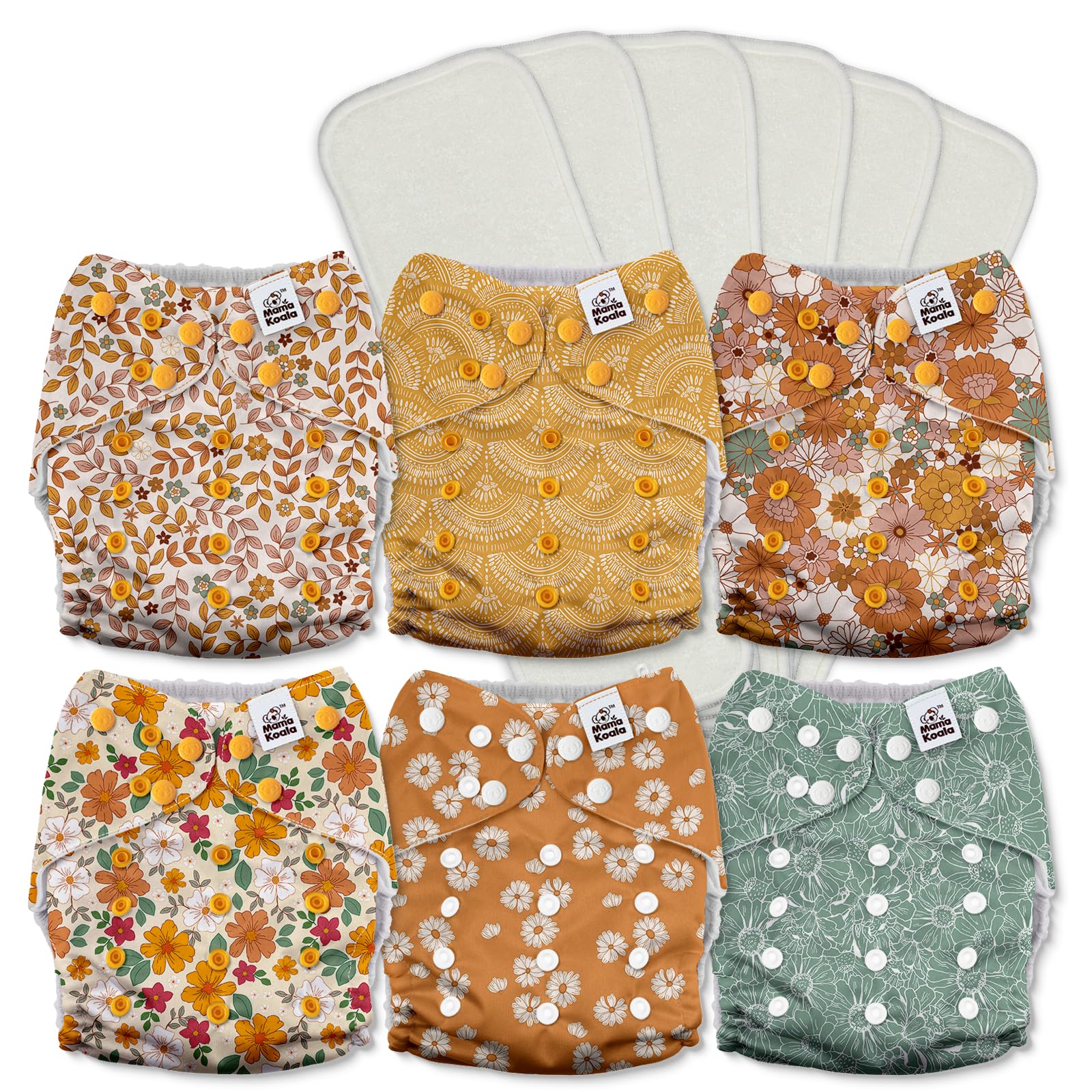 Mama Koala 3.0 pocket diaper on baby shows snug fit and leak protection