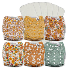 Mama Koala 3.0 pocket diaper on baby shows snug fit and leak protection