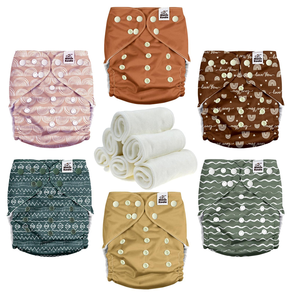 Mama Koala 3.0 pocket diaper suede lining closeup for dry, comfortable skin