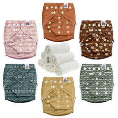 Mama Koala 3.0 pocket diaper suede lining closeup for dry, comfortable skin