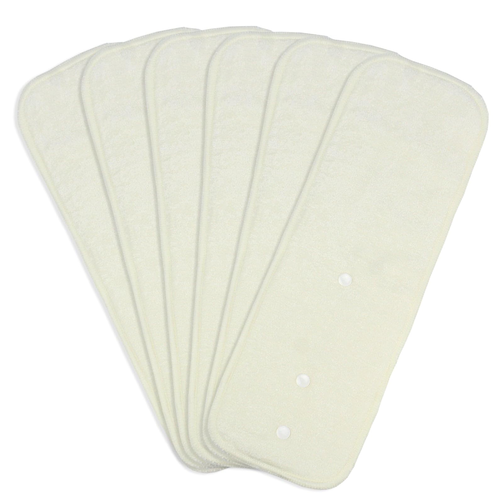Mama Koala 4-layer inserts laid flat showing the complete set for growing babies