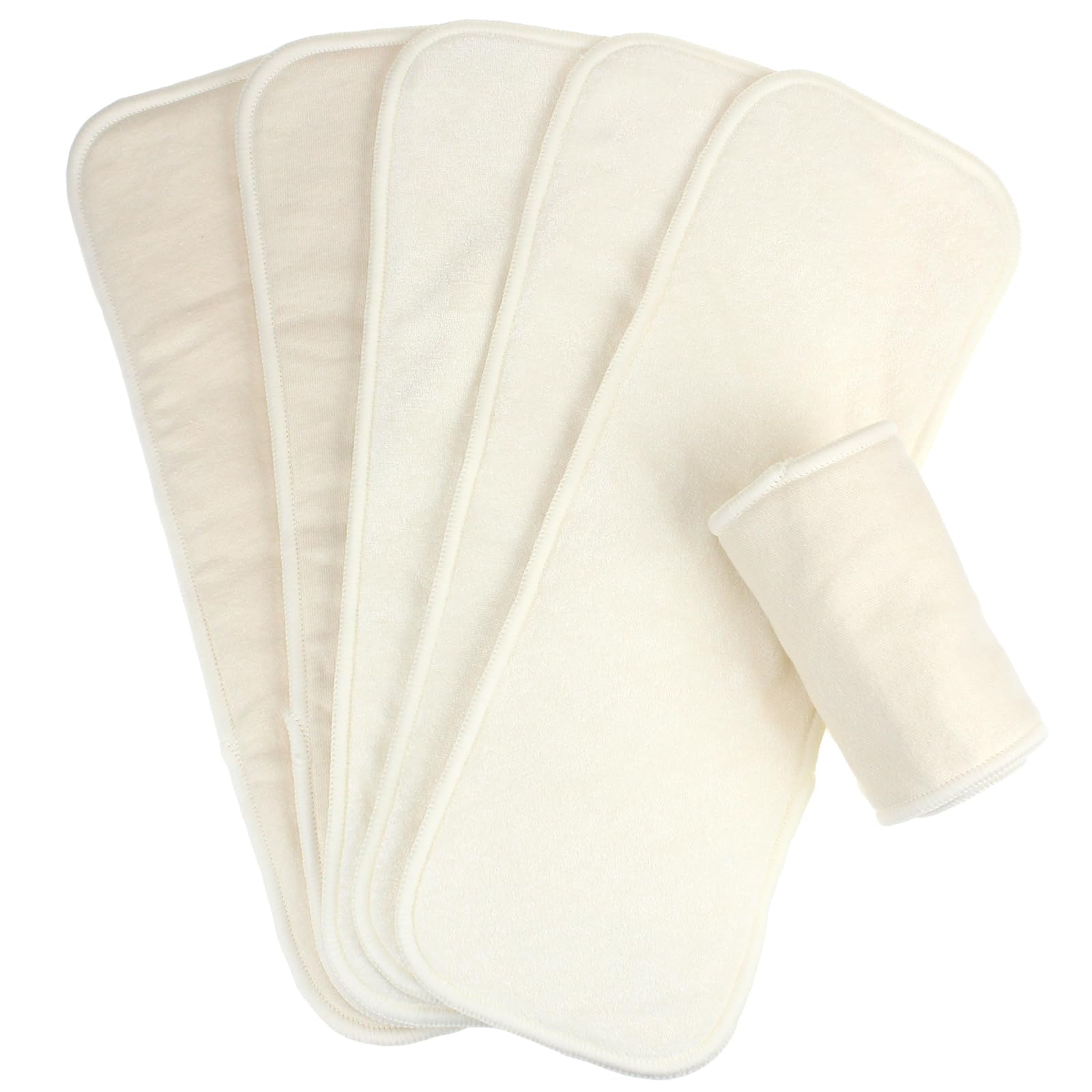 Mama Koala 6-layer diaper inserts setup for all-night protection.