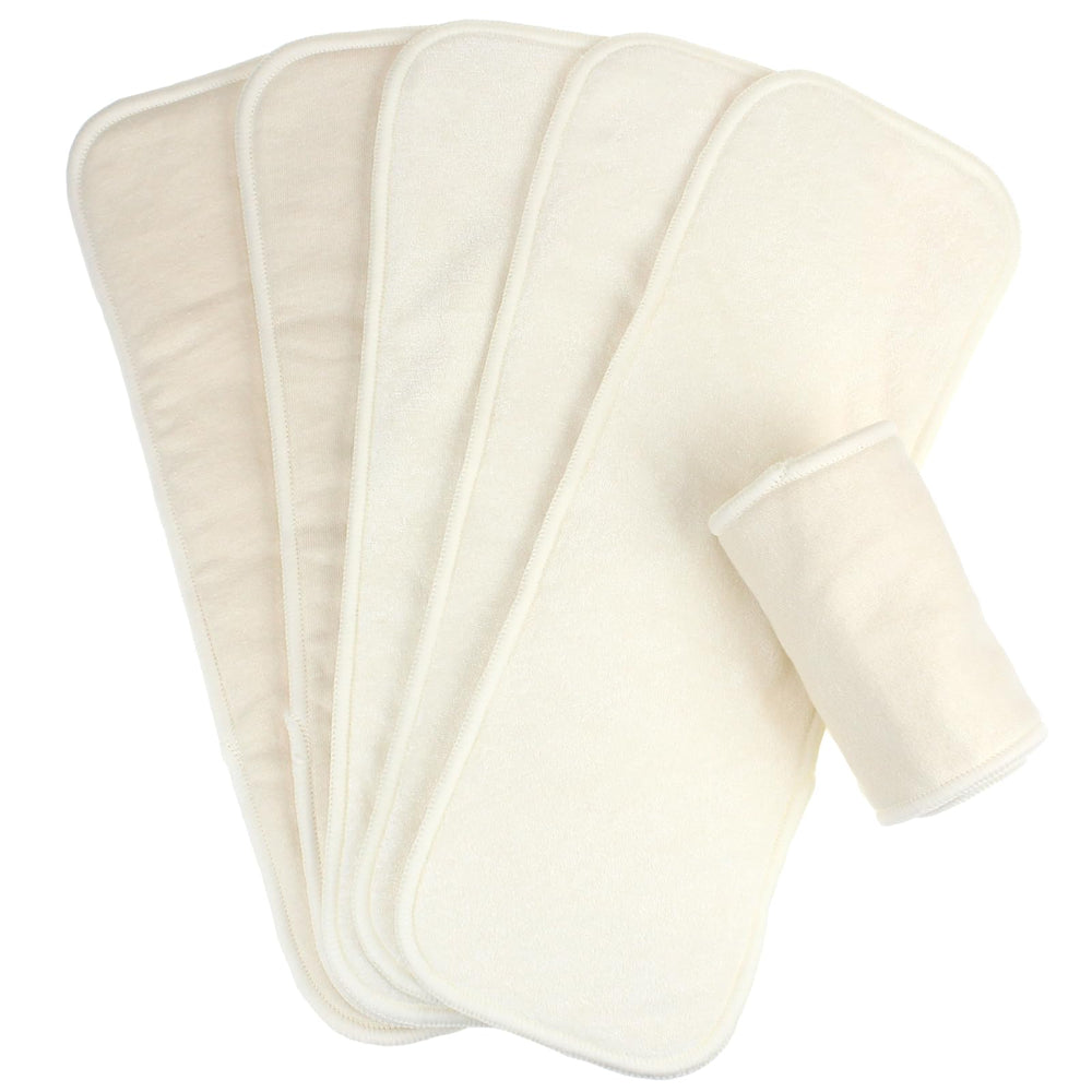 Mama Koala 6-layer diaper inserts setup for all-night protection.