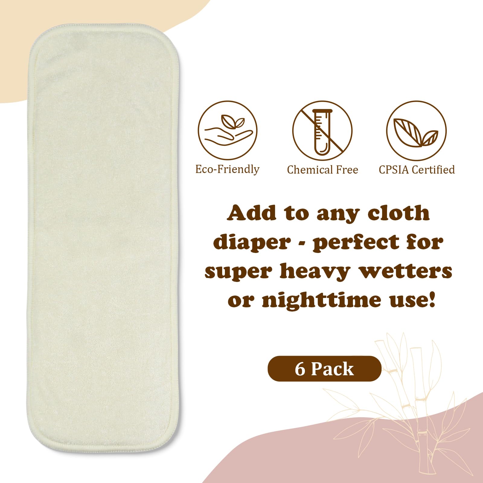 Mama Koala bamboo-hemp combo closeup highlighting fast absorption.