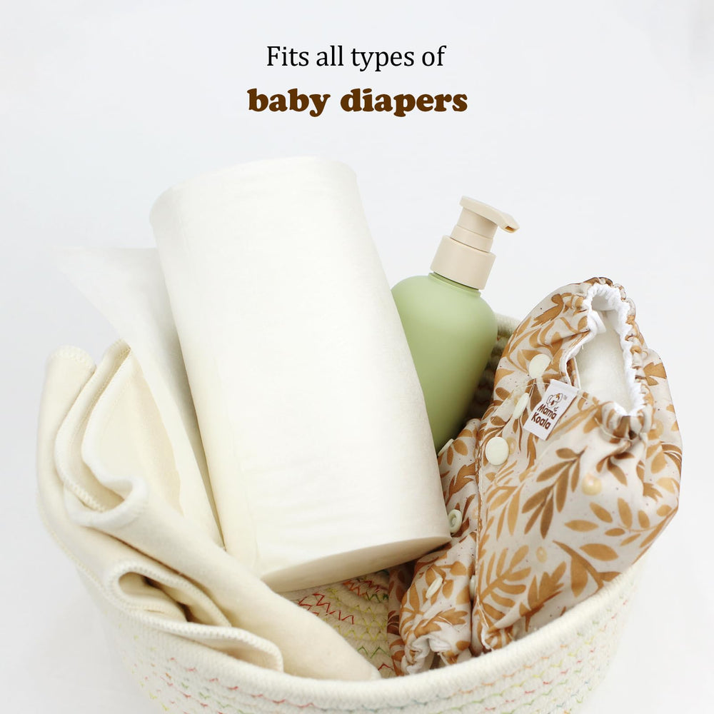 Mama Koala diaper liner easy disposal after use, not flushable