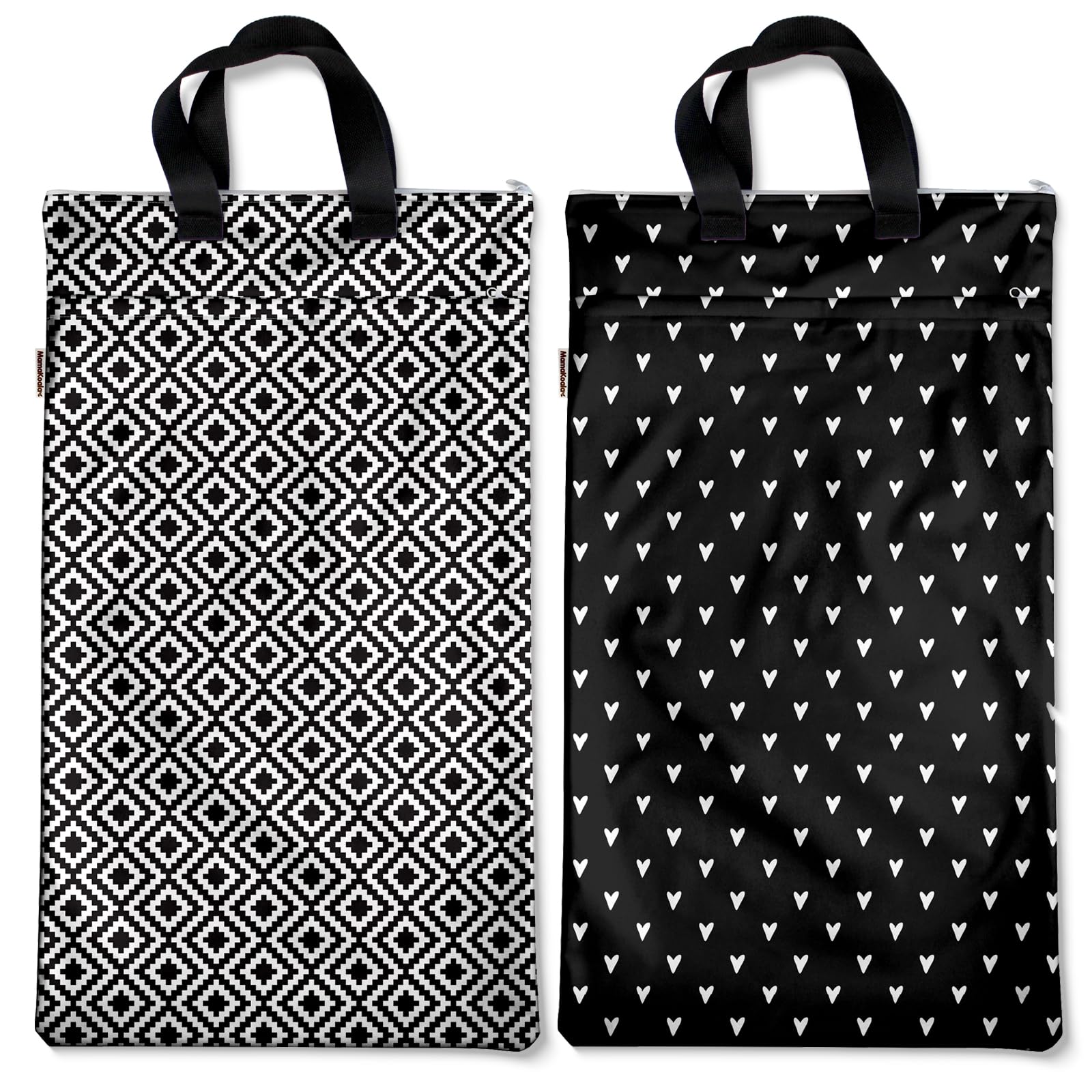 Mama Koala hanging wet dry bag 2-pack keeps baby items organized on the go.