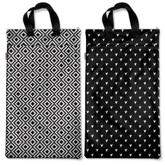 Mama Koala hanging wet dry bag 2-pack keeps baby items organized on the go.