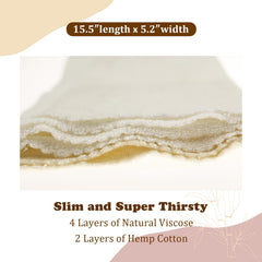 Mama Koala nighttime absorbency insert in diaper for heavy wetters.