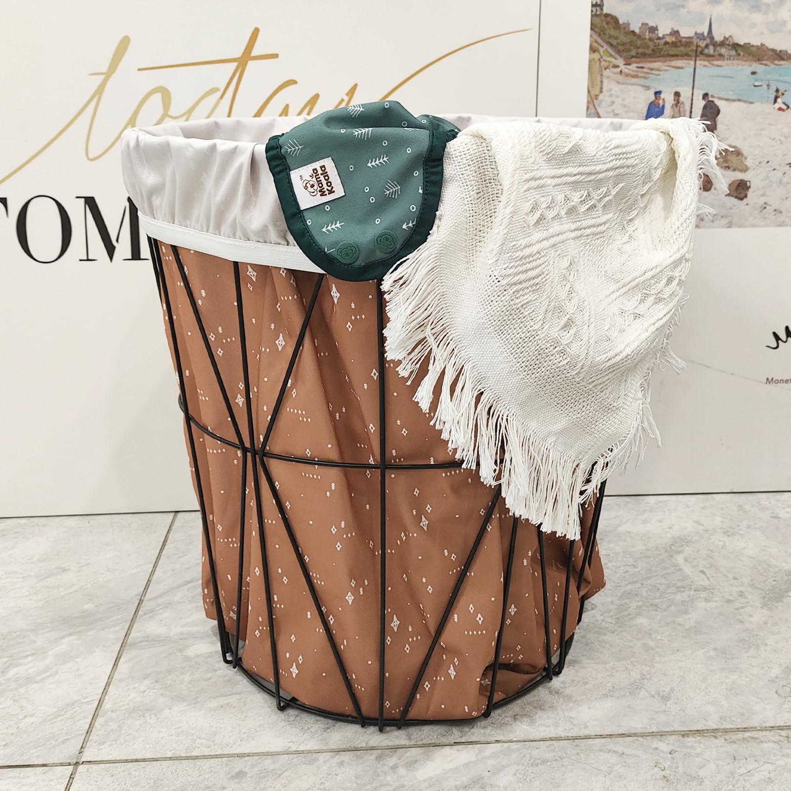 Eco-friendly option that can be washed with diapers for easy cleanup.