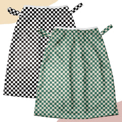 Mama Koala pail liner open top demonstrates easy diaper loading and quick changes.
