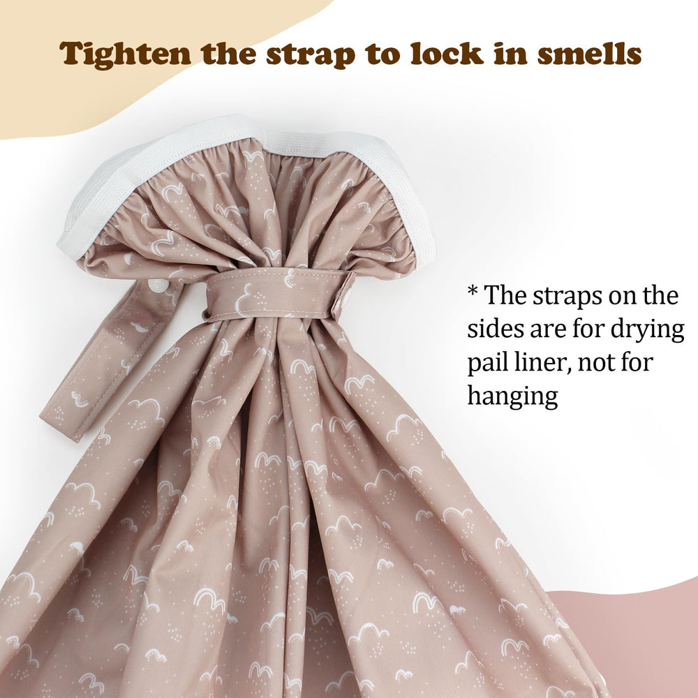 Mama Koala waterproof TPU liner prevents leaks for a tidy nursery area.