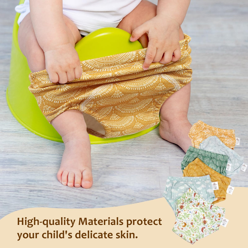 Mama Koala potty pants in size 2T for toddlers 20-27 pounds with snug fit.