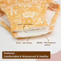 Mama Koala potty pants featuring a gentle elastic waistband for easy pull-on and independence.