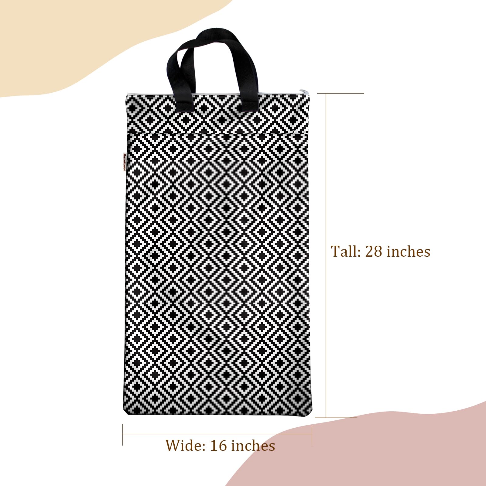 Mama Koala TPU-lined compartments prevent leaks while carrying wet items.