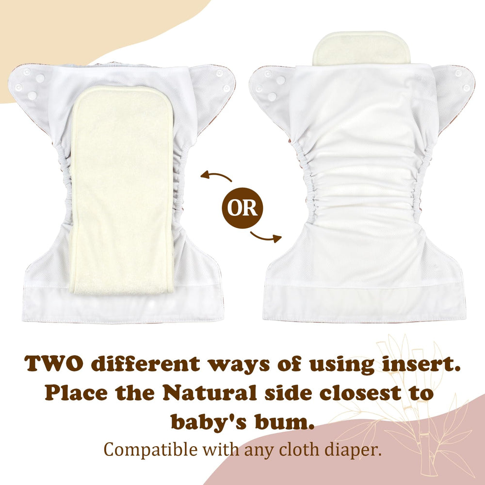 Mama Koala washable diaper inserts promoting reuse and savings.
