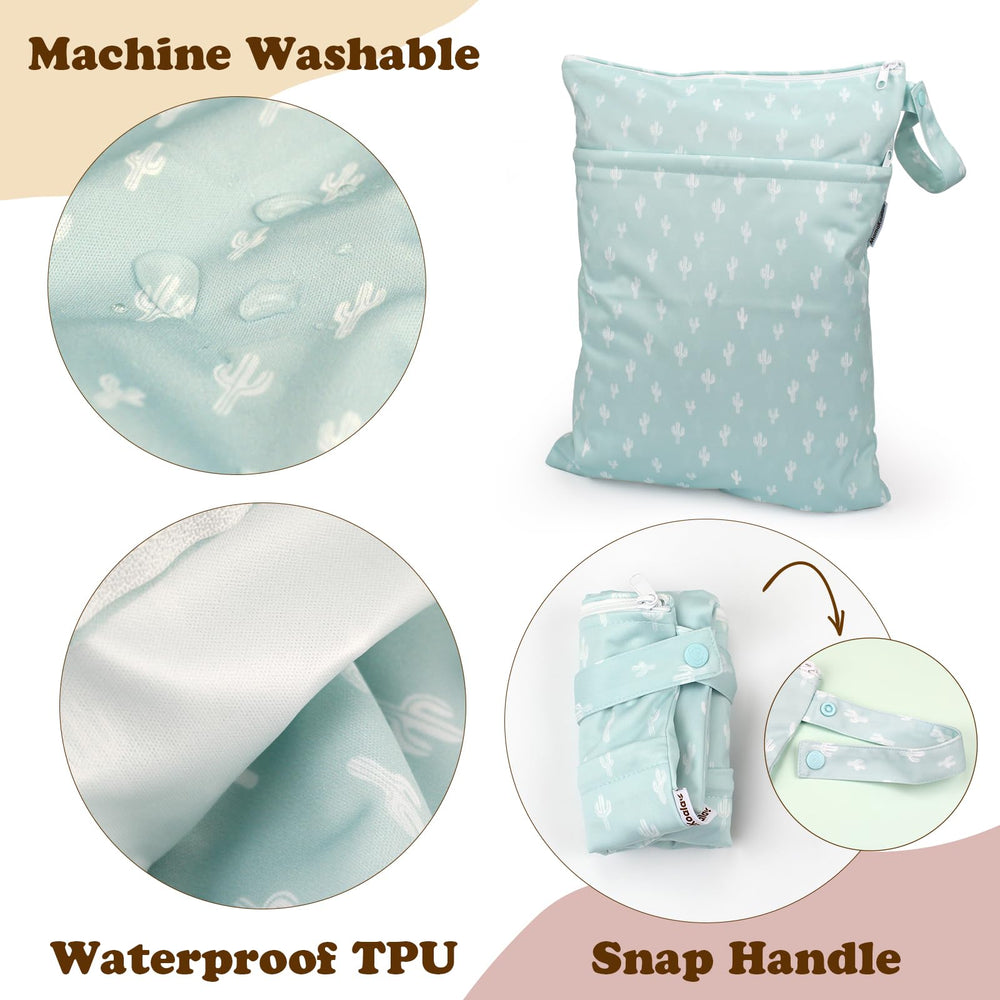 Mama Koala wet dry bag loop handle snap adds easy carrying and attachment