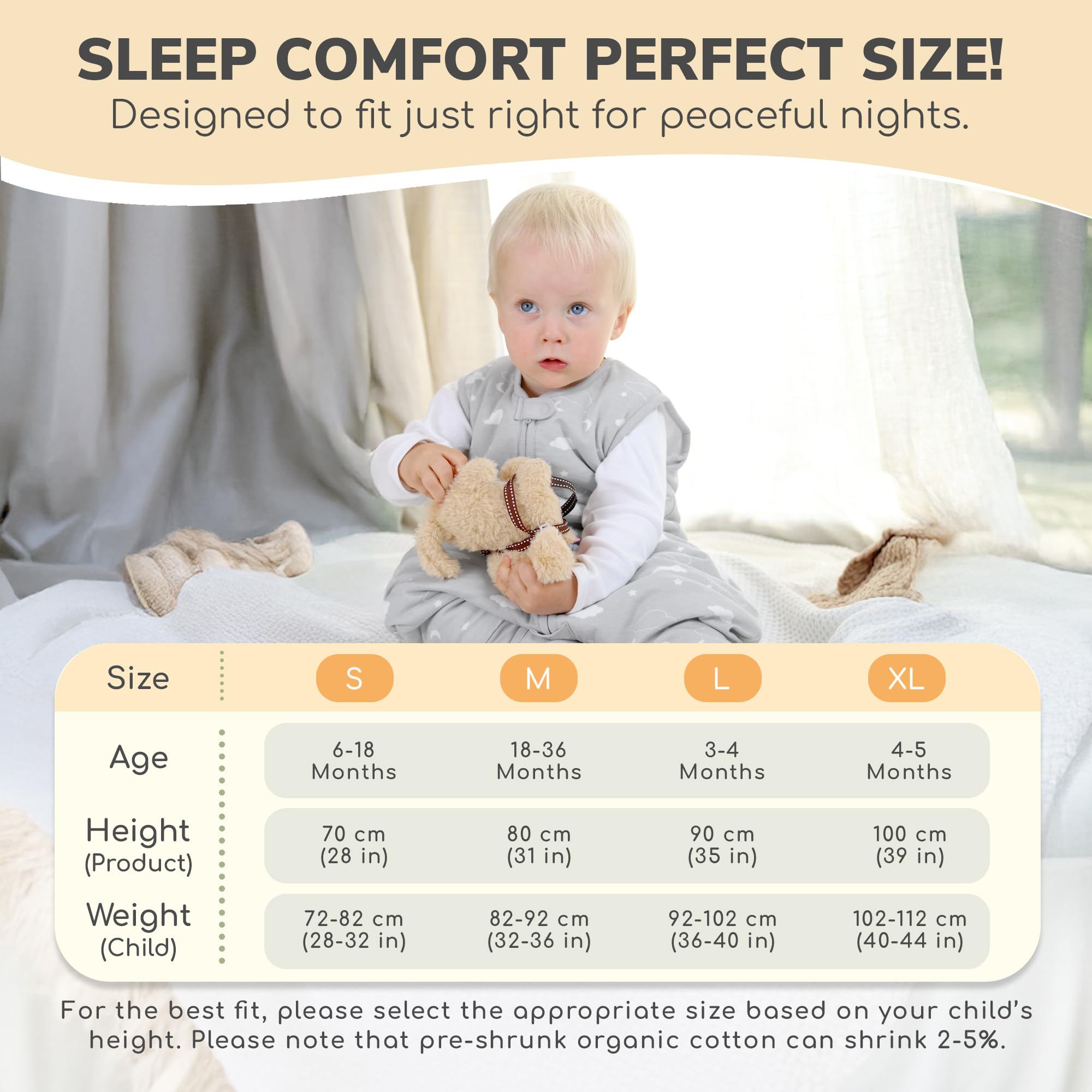 Mama Cheetah travel-friendly sleep sack maintains a familiar feel on trips.