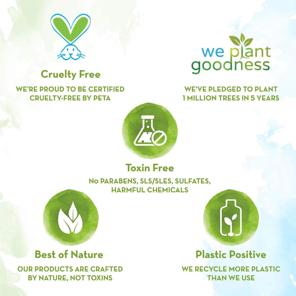 Mamaearth baby hair oil packaging box emphasizes eco-friendly packaging.