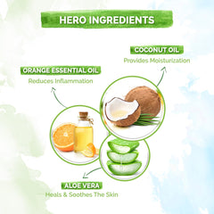 Mamaearth aloe vera soft skin focus highlighting soothing, hydrating properties