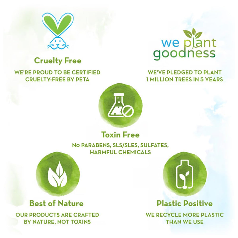 Mamaearth sulfate-free label signaling toxin-free baby care