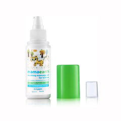 Mamaearth soothing massage oil ingredients featuring sesame, almond, and jojoba oils.