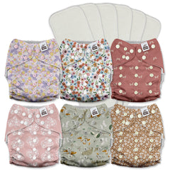 Mama Koala 3.0 pocket diaper open back shows adjustable fit and leak prevention