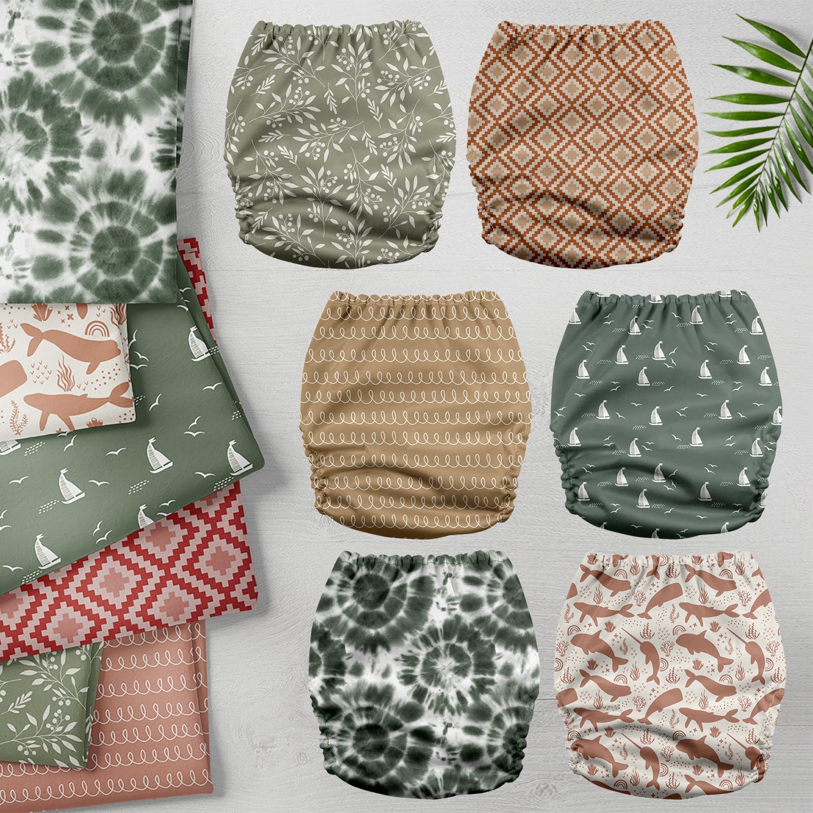 Mama Koala 3.0 diaper waterproof cover detail for leak prevention