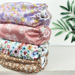 Six 5-layer natural inserts demonstrate absorbency without microfiber