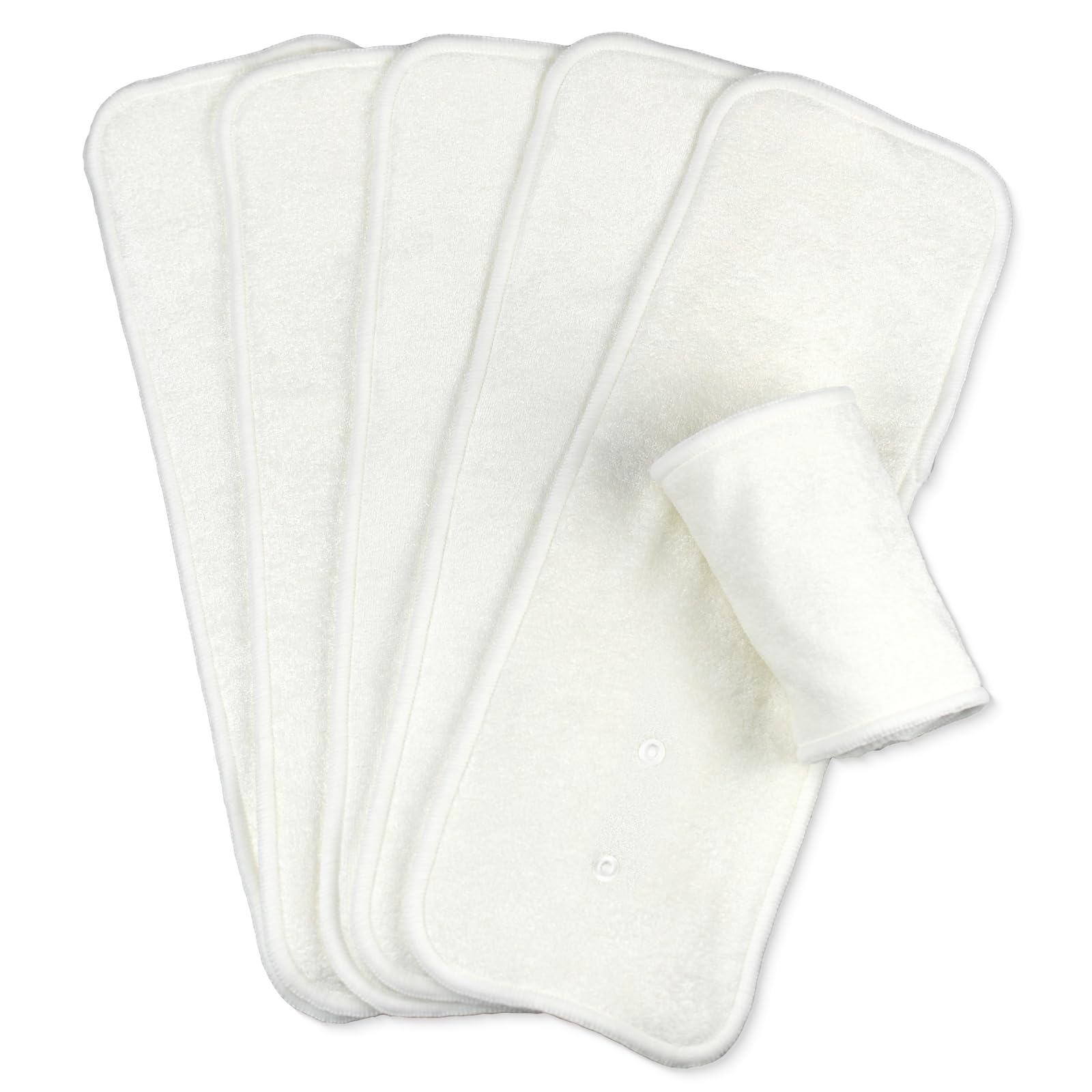 Mama Koala 5-layer bamboo viscose inserts provide breathable comfort for day and night changes.