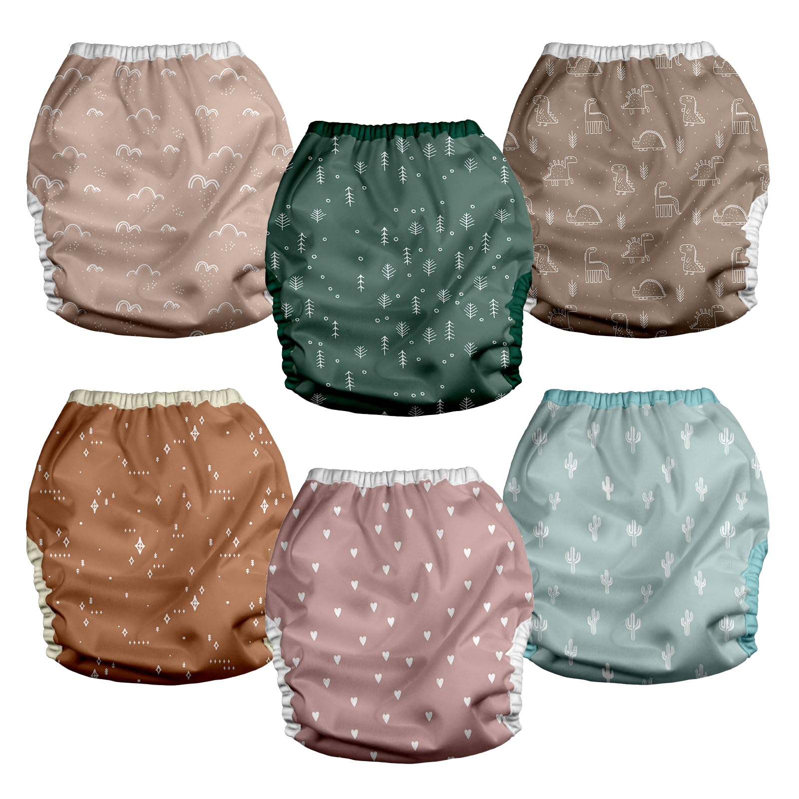 Mama Koala diaper cover with double gussets for secure leg fit and leak protection.