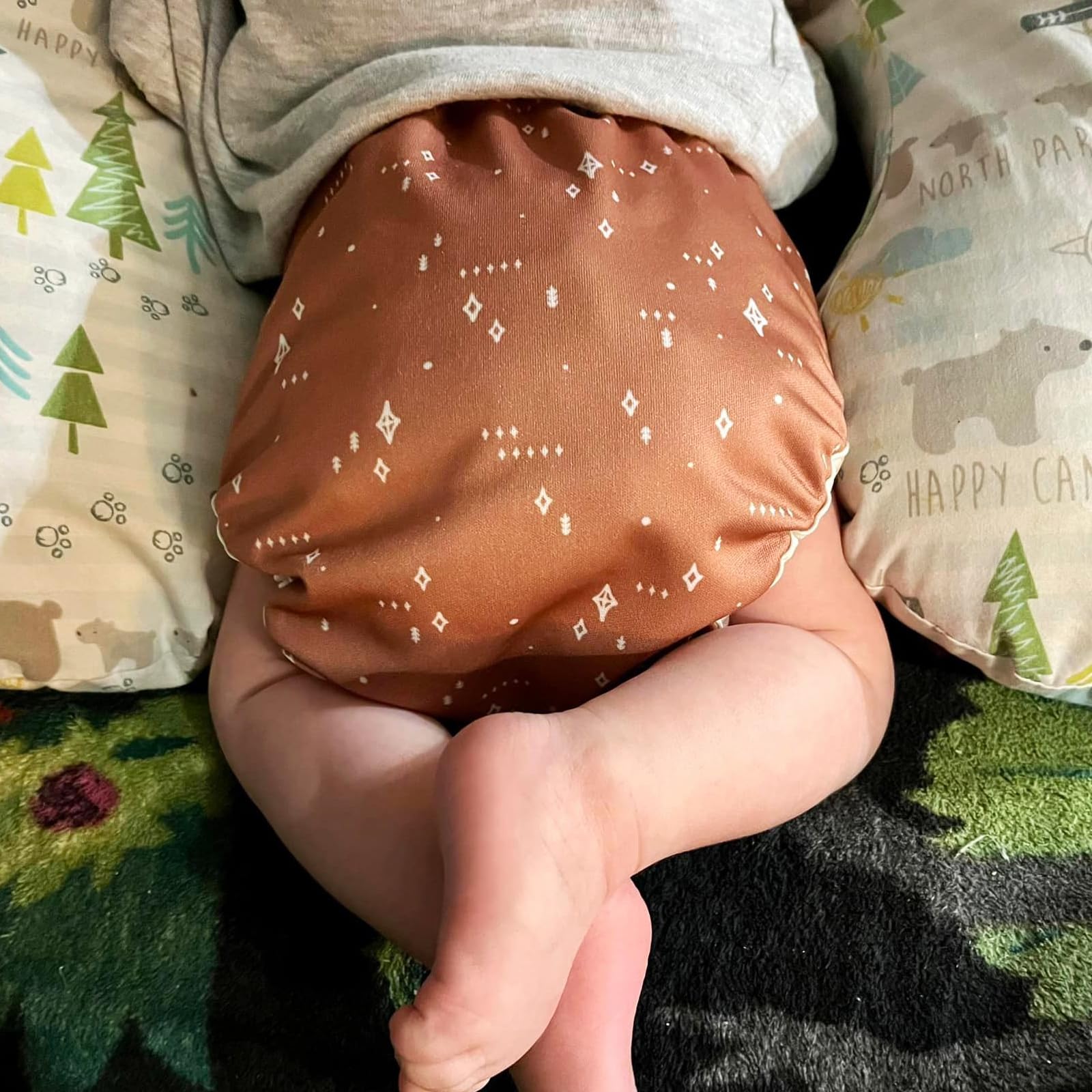 Mama Koala diaper cover design supports eco-friendly, reusable diapering.
