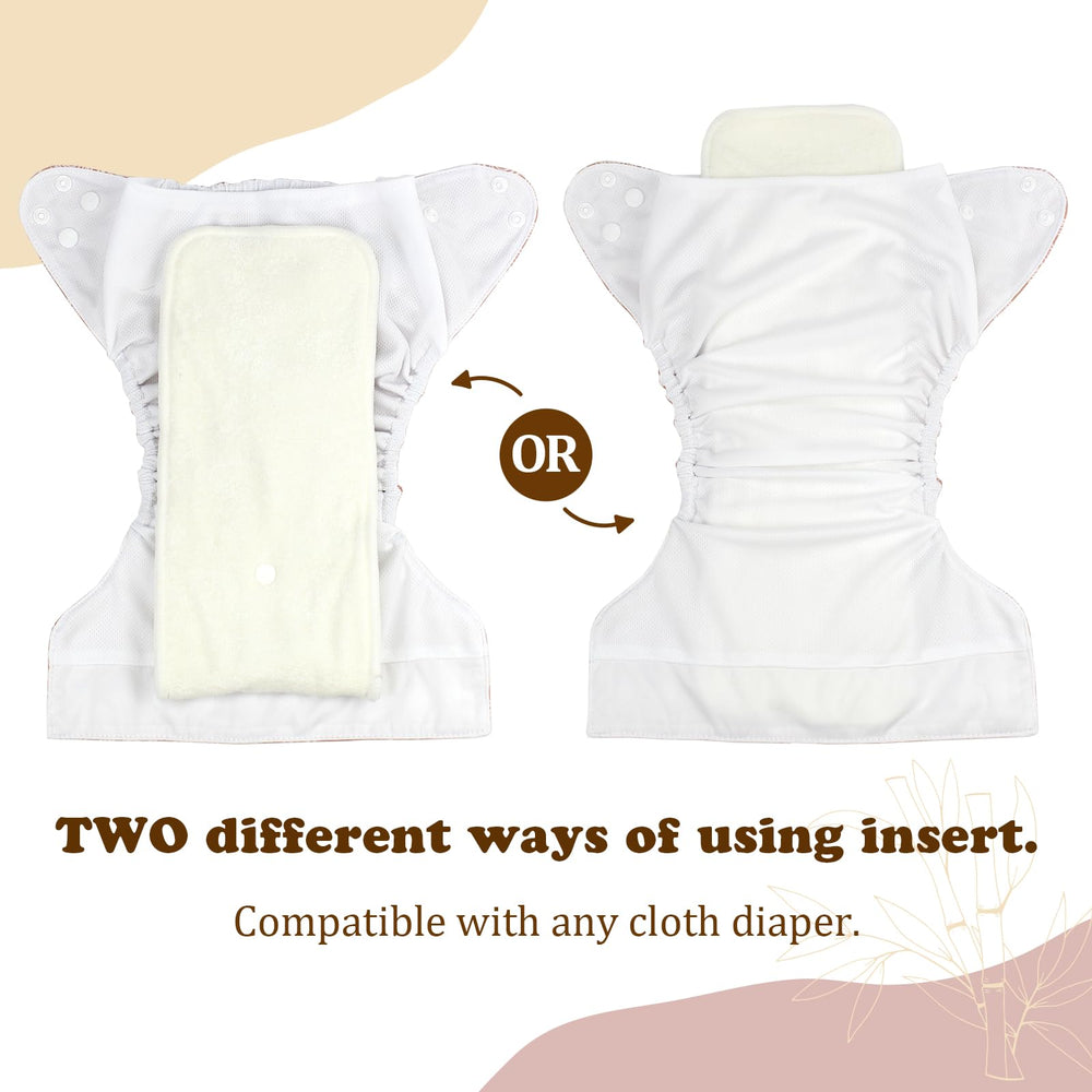 Mama Koala newborn-to-toddler fit shows versatile pads that grow with baby.