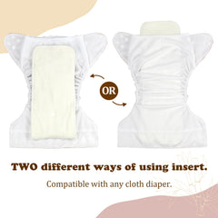 Mama Koala newborn-to-toddler fit shows versatile pads that grow with baby.