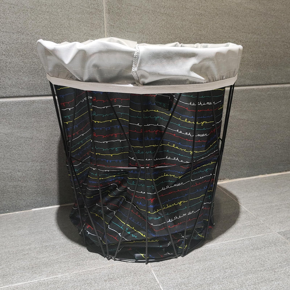 Mama Koala pail liner being washed for reusable, eco-friendly routine.