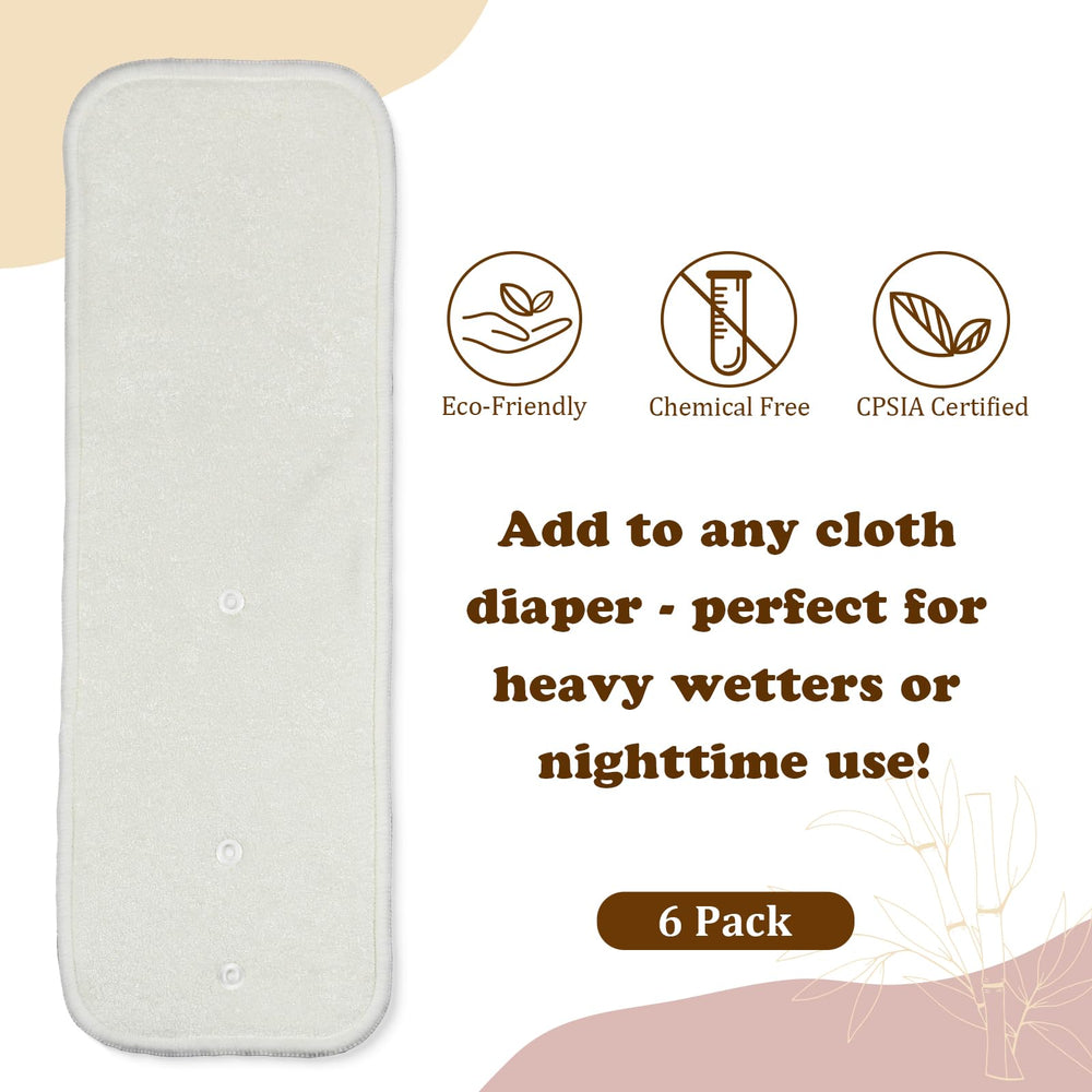 Mama Koala snaps adjust inserts to fit different diaper sizes securely.