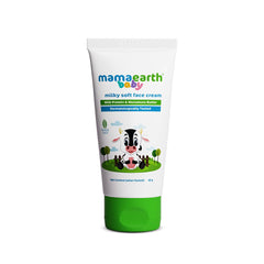 Mamaearth Milky Soft Face Cream tube for gentle daily moisture of baby skin.
