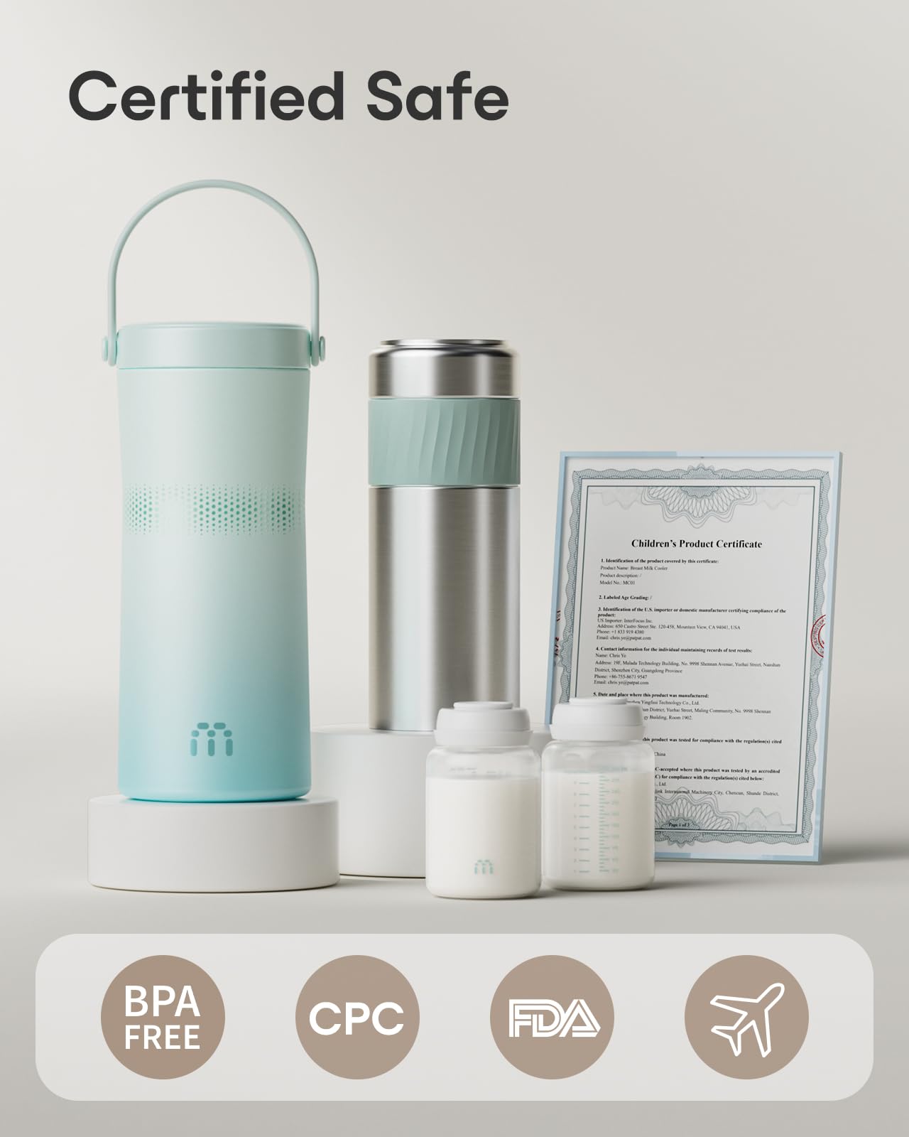 MAMAPRO dishwasher-safe components simplify cleanup after pumping.