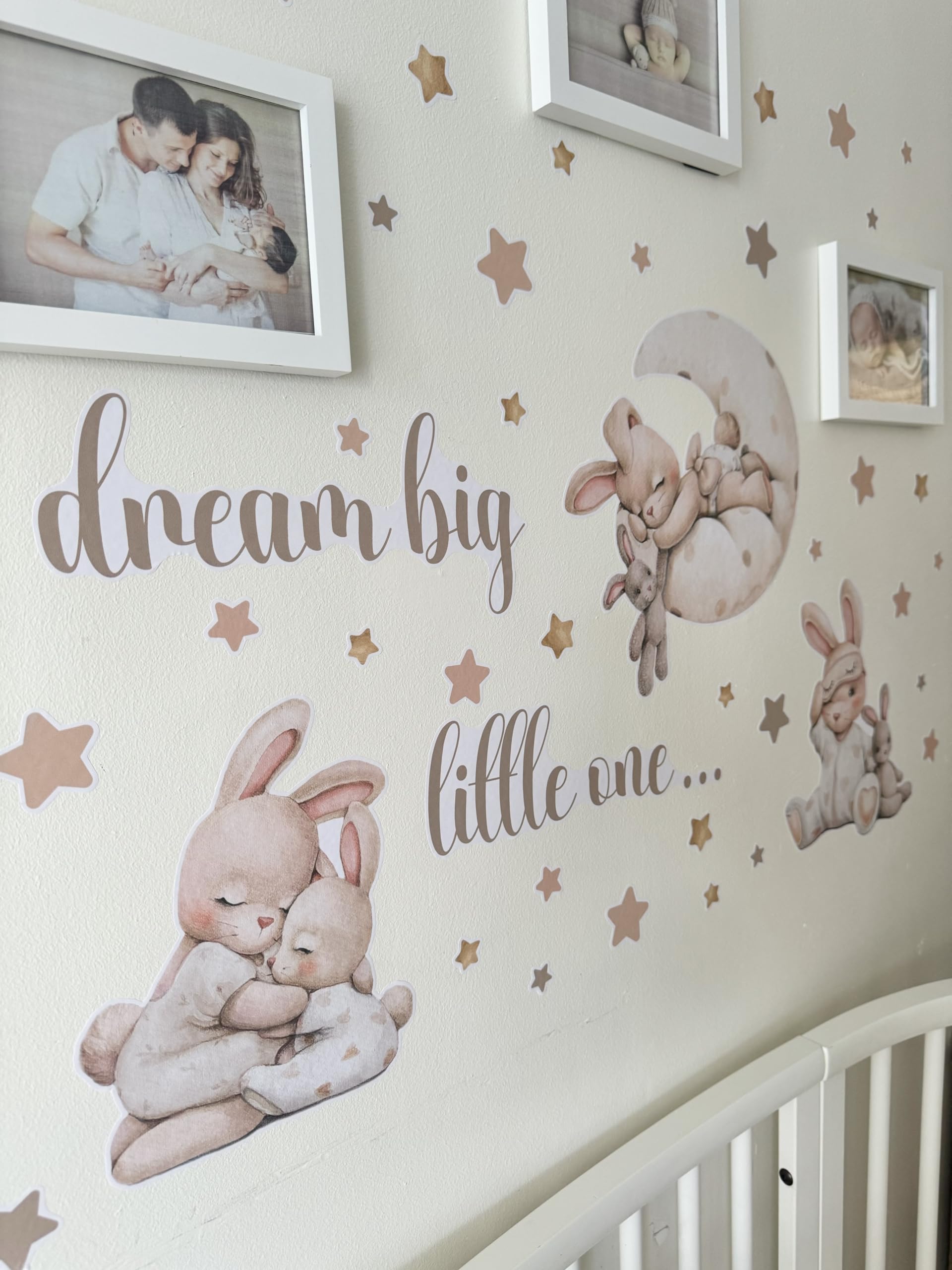 Mamarons beige wall sticker brings boho nursery warmth.
