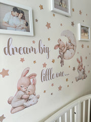 Mamarons beige wall sticker brings boho nursery warmth.