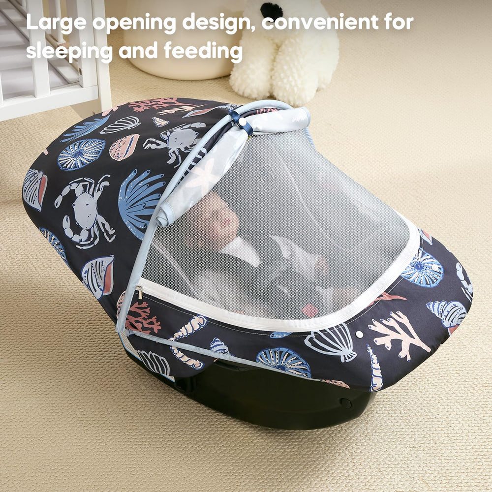 mamatepe deepblue privacy-dustproof canopy provides discreet coverage for travel moments