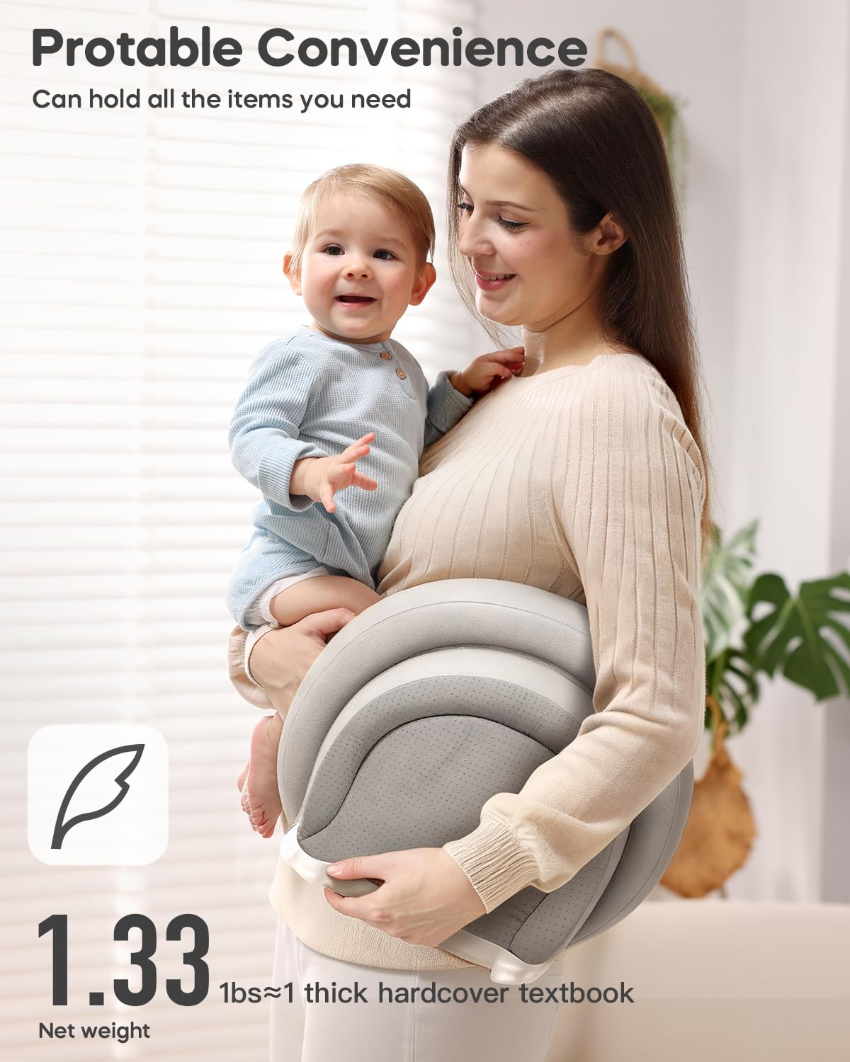 mamatepe baby changing pad adjustable safety strap keeps baby secure
